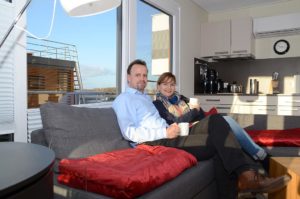Willkommen auf dem Hausboot "Meine Olle" (Foto: Regina Katzer)