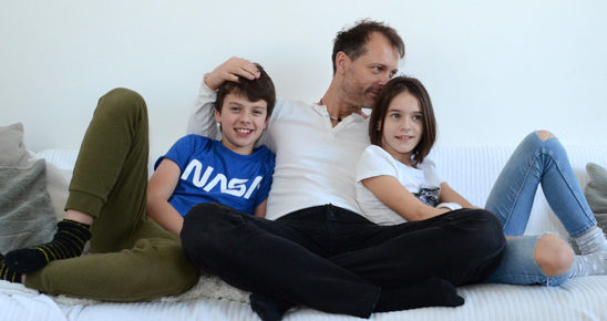 Hausbesuch bei Steven und seinen Kindern (Foto: Regina Katzer)